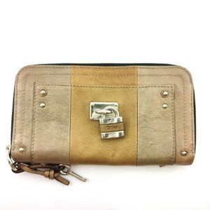 Chloe long wallet Paddington leather Authentic USED